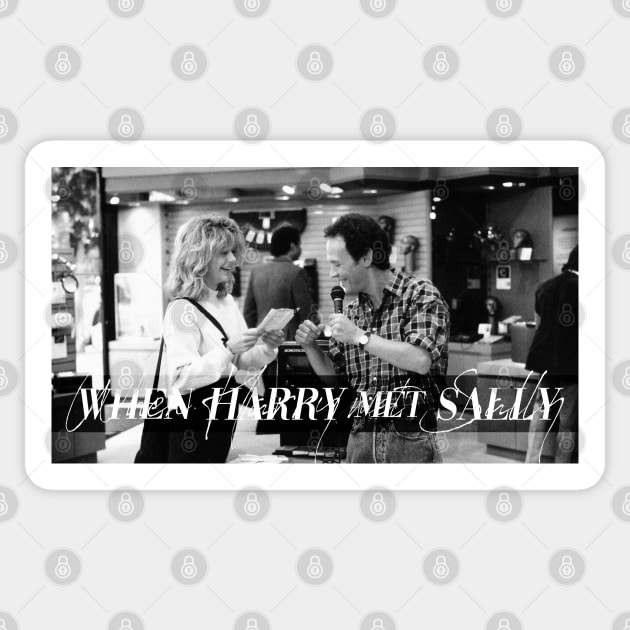 When Harry met Sally // Vintage design Sticker by HectorVSAchille